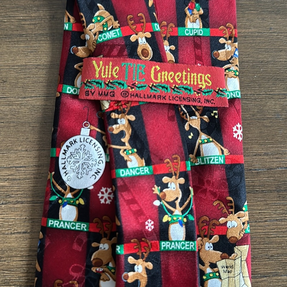 Yule tie greetings tie* - Picture 2 of 2